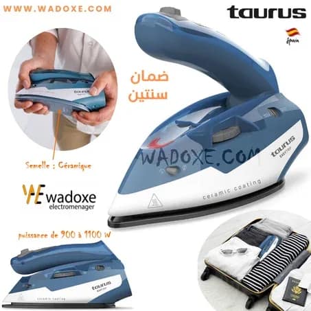 مكواة بُخار للمحترفين من سيراميك، الخيار المثالي للسفر في جميع أنحاء العالم - TAURUS